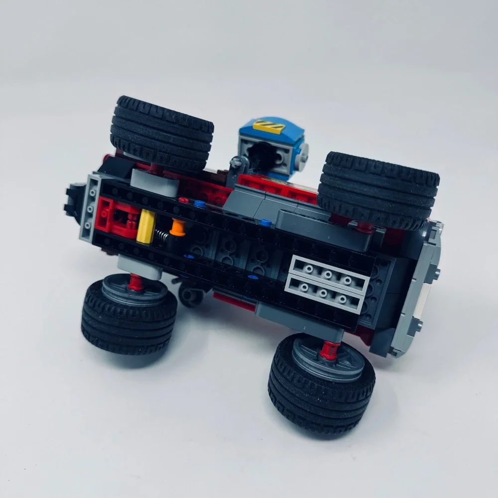 LEGO Building Set Kids Red El Fuego Stunt Truck 70421 Hidden Side Incomplete